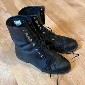 Vintage ankle riding boots